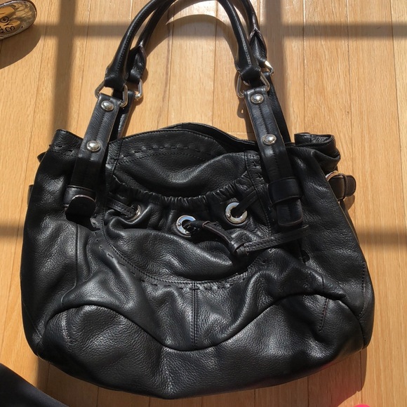 B. Makowski SOFT LEATHER shoulder bag Magnetic - Picture 5 of 9